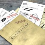 Trumps MRI Results IN – Report LEAKED! Classified documents with Top Secret stamps on wooden surface.