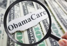 Dead People Getting Obamacare Cash Magnifying glass over Obamacare text and money