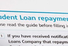 Feds Seize Loan Defaulters Wages – Millions Screwed! Document titled Student Loan repayments with instructions for filling out forms