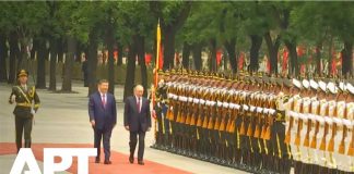 Grand Welcome for Putin in China With Full Military Honors | APT