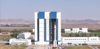 China's Shenzhou 23 crew's rocket rolled out to the launch pad
