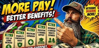 Multiple Bills Increasing VA Pay and Benefits for Disabled Veterans and Survivors