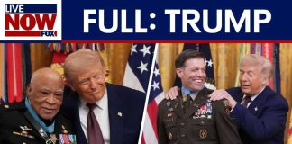 President Trump participates in Medal of Honor ceremony