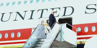 Trump takes first flight on controversial luxury jet gifted by Qatar to replace Air Force One