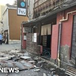 A major earthquake strikes southern Japan