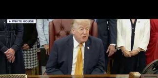 President Trump signs executive order in the Oval Office: LIVE
