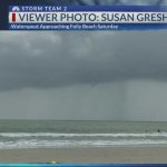 Waterspout becomes brief tornado on Folly Beach