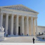 Supreme Court building with grand columns and steps
