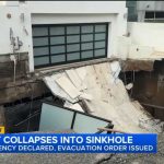 Erosion Turns Malibu Block Into Danger Zone Sinkhole at Malibu house reportedly owned by Nicolas Cage prompts evacuations