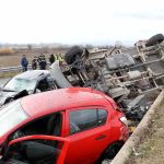 Judge Sparks Fury After I-10 Crash Overturned truck and damaged cars after highway crash