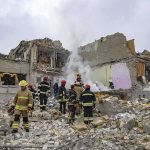 Buried Truth In Venezuela’s Rubble Firefighters search rubble of a partially collapsed building
