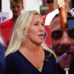 Late Filing Exposes Campaign Payments Blonde woman speaking to media at an outdoor event