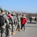 Trump Just Ended America’s Iraq Mission Soldiers in uniform line up outdoors with gear